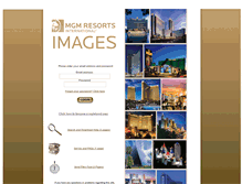 Tablet Screenshot of mgmresortsimages.com